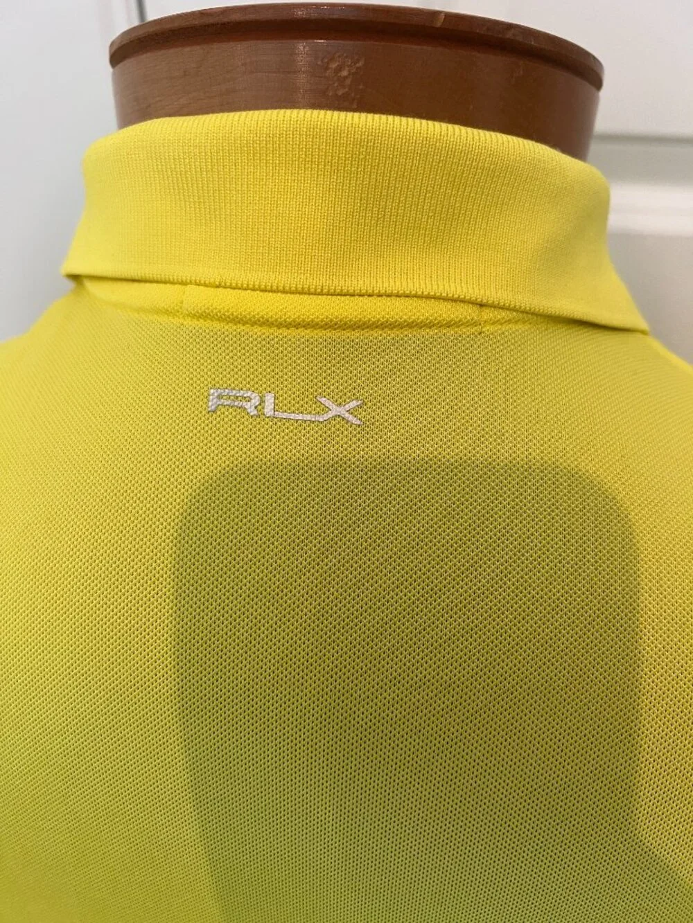 Ralph Lauren RLX Golf Polo Shirt Yellow Performance Stretch Short Sleeve szM?